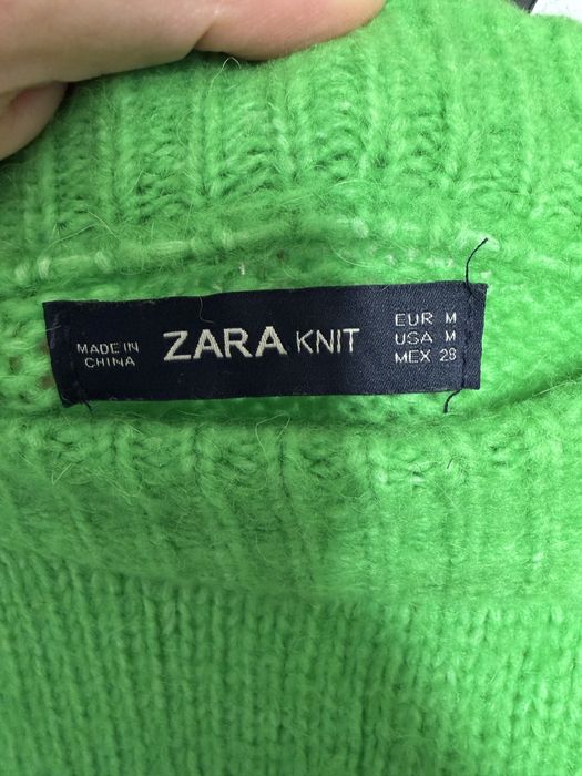 Pulover Zara oversize verde M