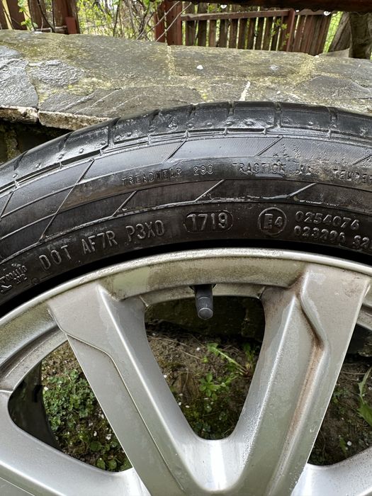 Set de 4 jante + anvelope R17 225/45 - Continental