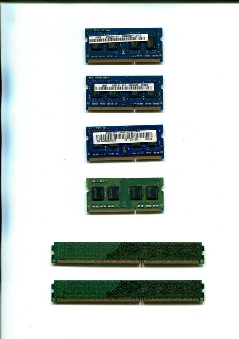 Оперативная память DDR3 4 Gb и DDR3L 4Gb 6 планок