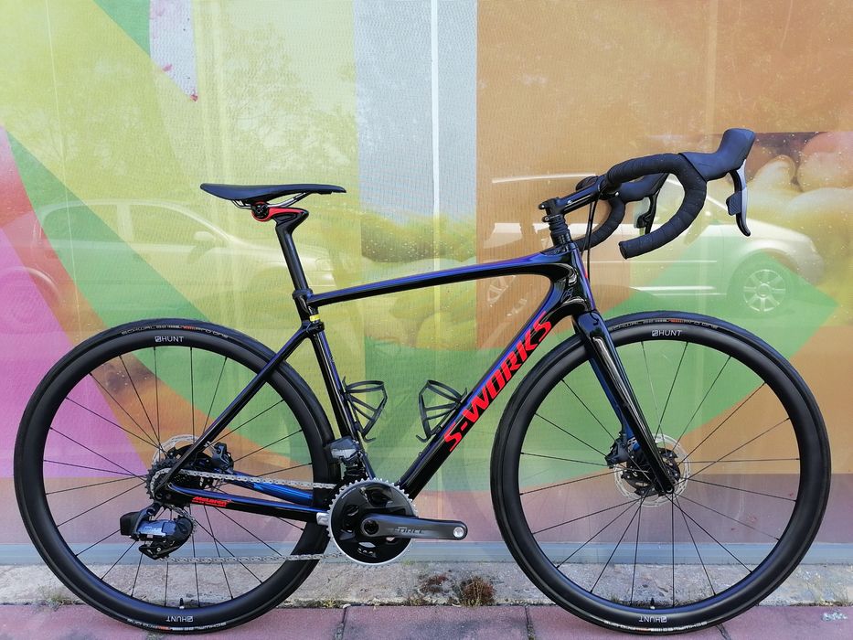 Карбонов Шосеен S-WORKS*Sram Force 2x12 AXS*Карбонови Капли HUNT*McLaren*НОВ