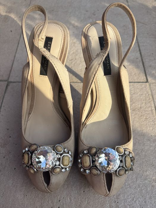 Sandale elegante Zara toc de 14