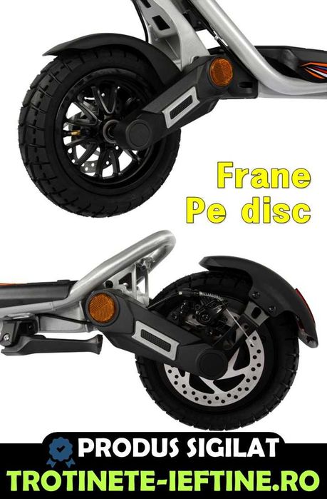 Trotineta A1 KuKirin, 10x3.0 inch, Autonomie 50km, Noua