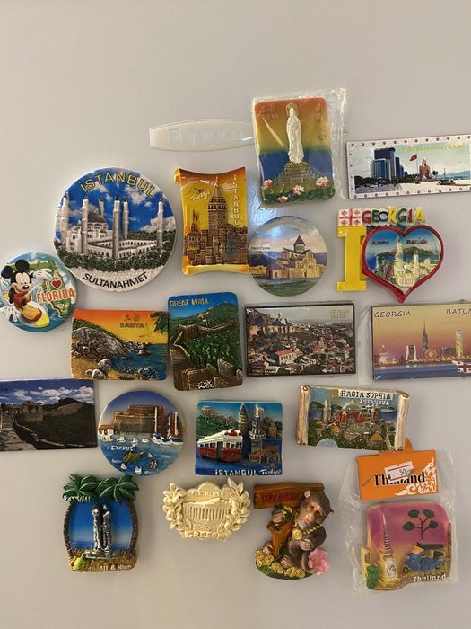 Магниты сувенирные из разных стран