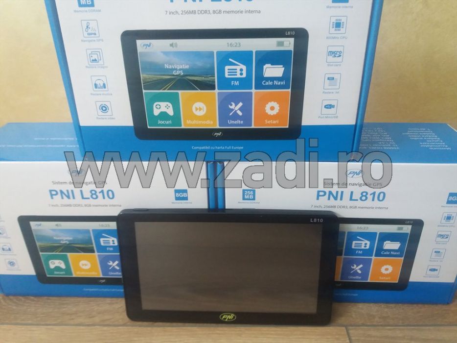 Gps auto-camion - ecran mare 7"-4 softuri camion-harti full Europa