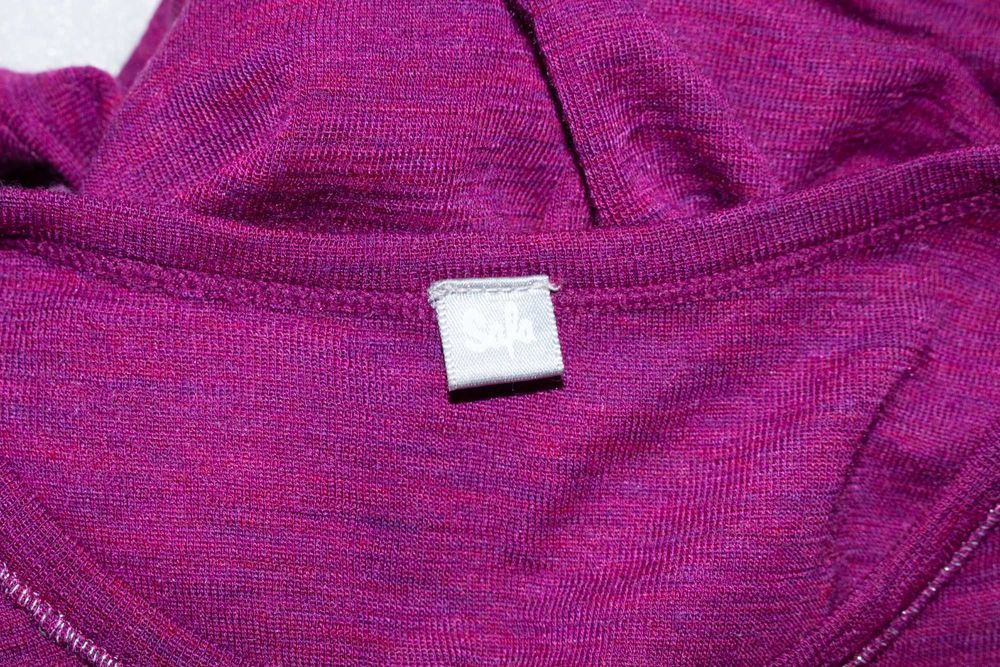 Sofa дамска мерино блуза лилава/сребро термо бельо мериносна вълна L