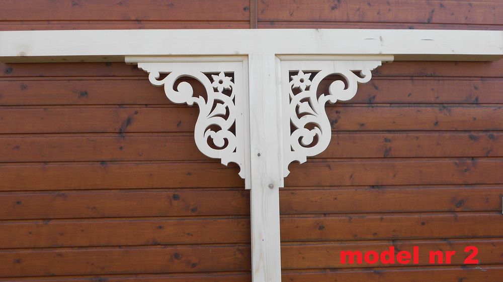 Ornament coltar pt. terasa foisor filigorie, la imbinare stalp grinda