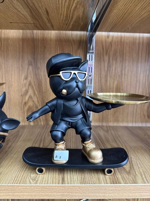 Статуэтка конфетница бульдог