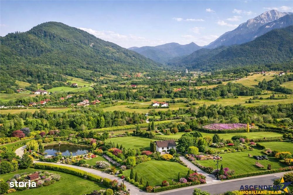 FILM! Oaza paradisiaca cu lac, vedere catre Bucegi, Glajerie Rasnov, p