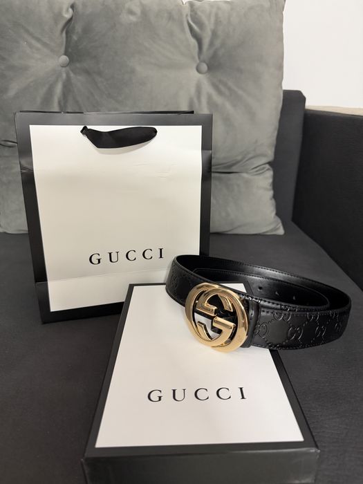Curea gucci negru perfecta