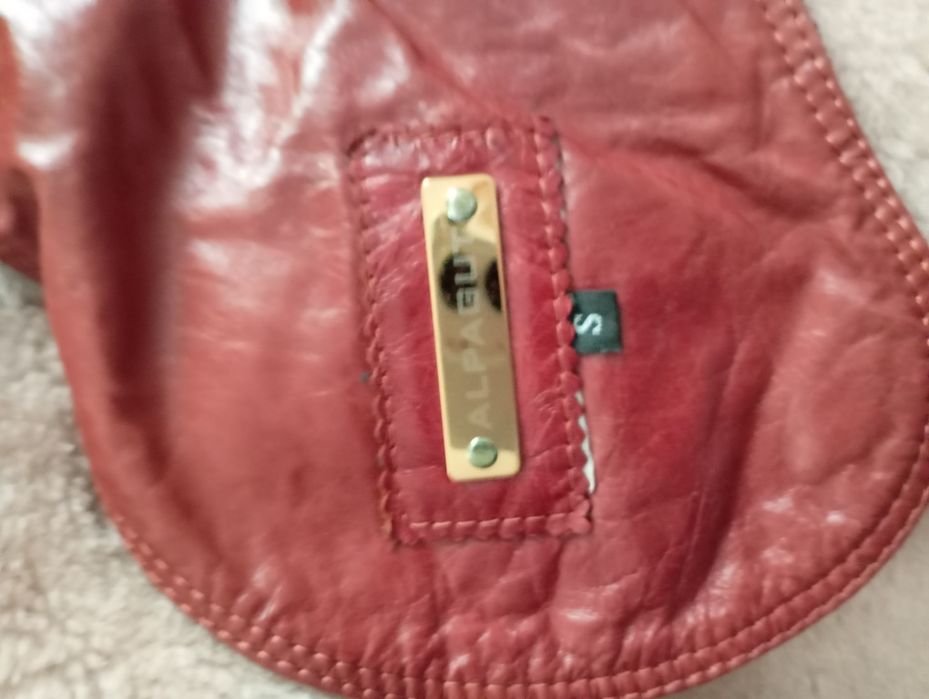 Дубленка коричневая на 42 размер