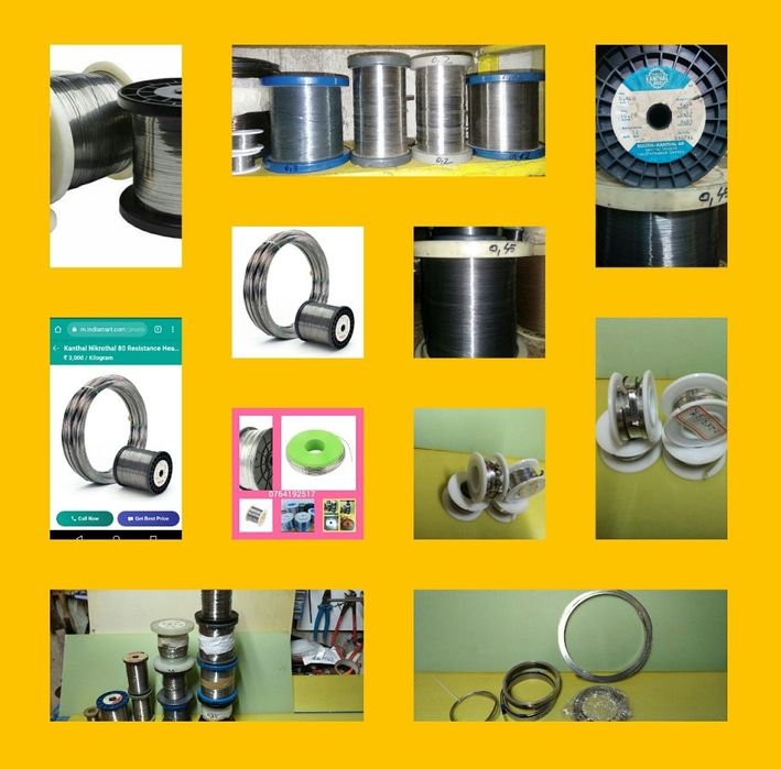 Fir nichelina carte 0.1 mm 0.2 mm 0.3 mm 0.4mm 0.5mm 0.6mm 0.7mm 0.8mm