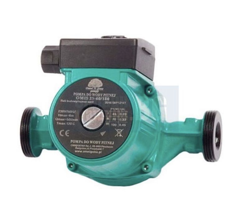 Циркулационна помпа OMIS 25-60/180, 1", 100 W, 6 м, 3 м³/ч