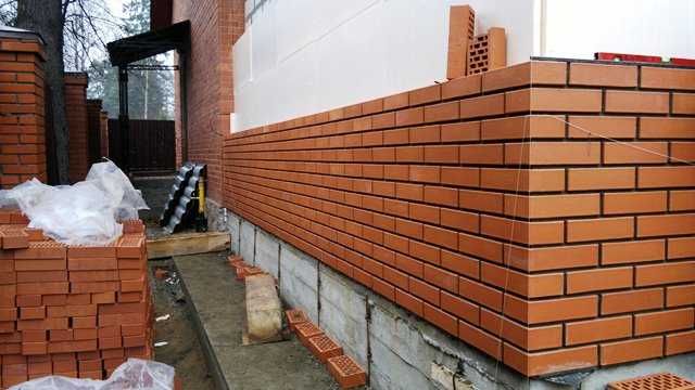 Кладка балкона•Облицовочный кирпич•Перегородки•Штукатурка•Стяжка