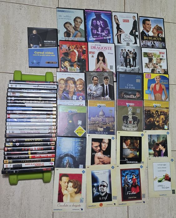 Colecție DVD originală ~50 titluri + Discovery + curs Titi Aur – tot l