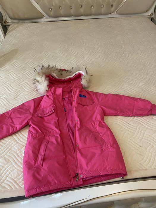 зимняя куртка теплая размер 140