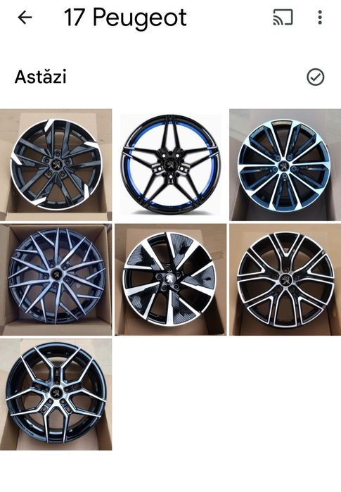 Jante 17 Peugeot 308, 407, 408, 508, 5008, 607. Expert Partener, Rift