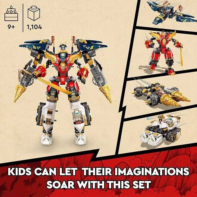 NOU TIP brand L Ninjago Robot Ninja Ultra Combo 71765