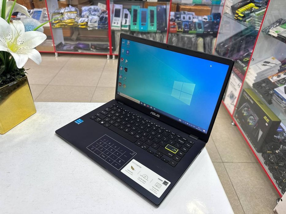 Asus office noutbuk seleron N6000 14 fhd IPS ddr4 4/512+64 SSD