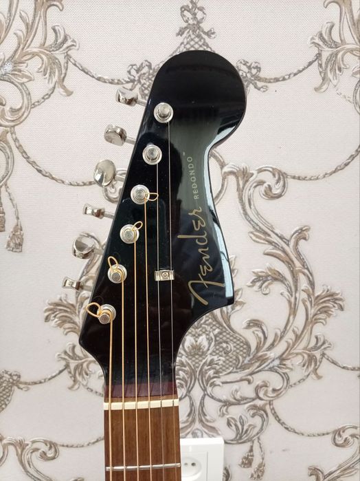 Fender akustik qora guitara xali yengi razmeri 41