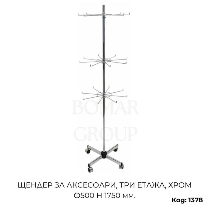 Щендери за аксесоари, шапки, очила, дрехи, перфо пано/ПРОФЕСИОНАЛНИ/