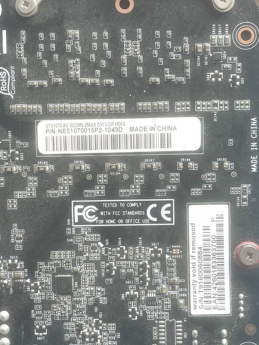 Видеокарта Palit GeForce GTX 1070 Dual 8GB GDDR5 (256-bit)