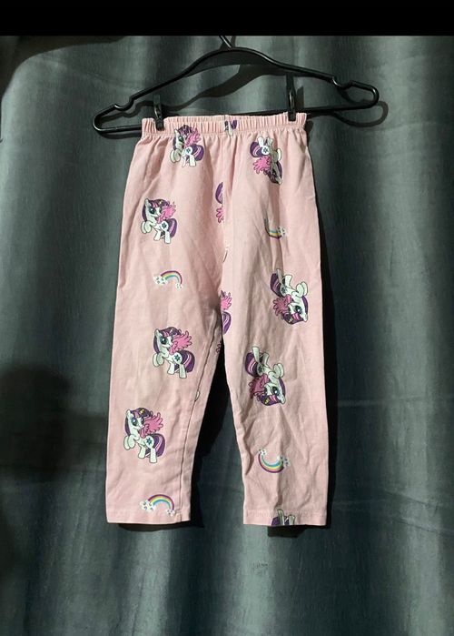 Костюм на девочку розовый с пони