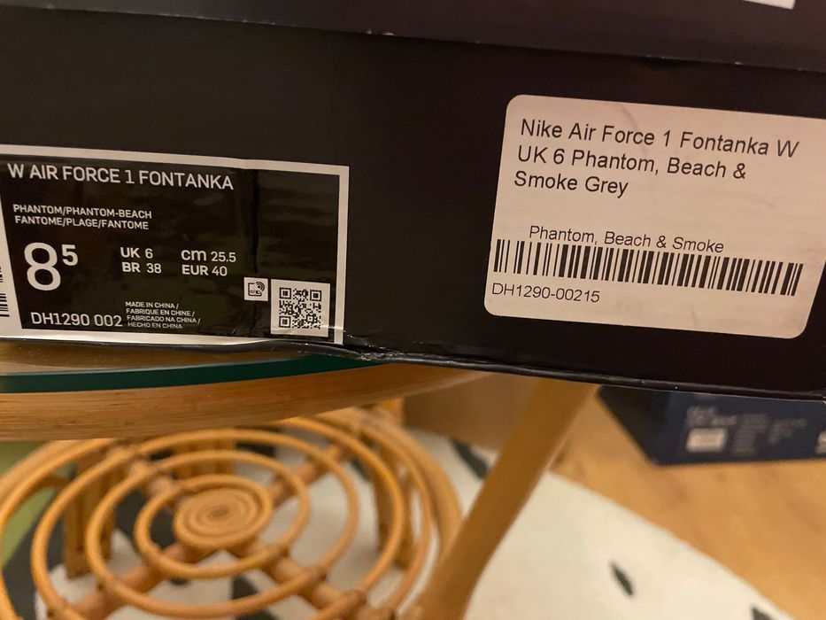 Adidași Damă Nike Air Force 1 Fontanka Phantom