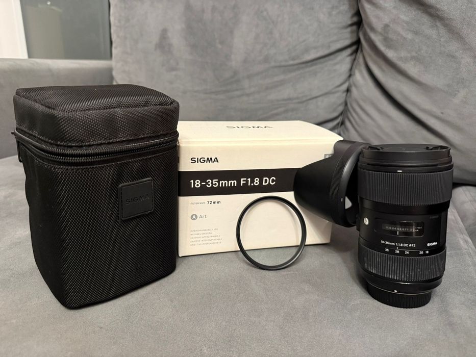 Obiectiv Sigma 18-35 mm F1.8 DC montura  Nikon F