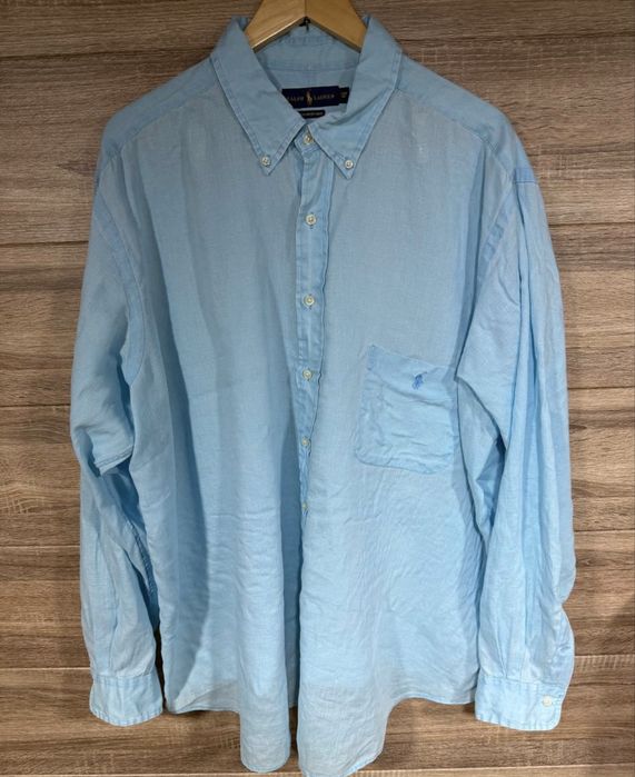 Лен Рубашка Ralph Lauren 2 Xl