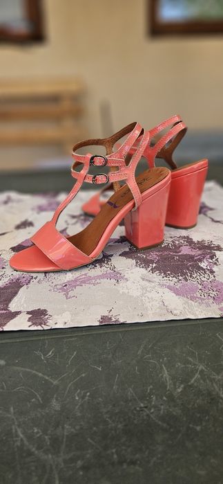 Sandale piele eco lacuita