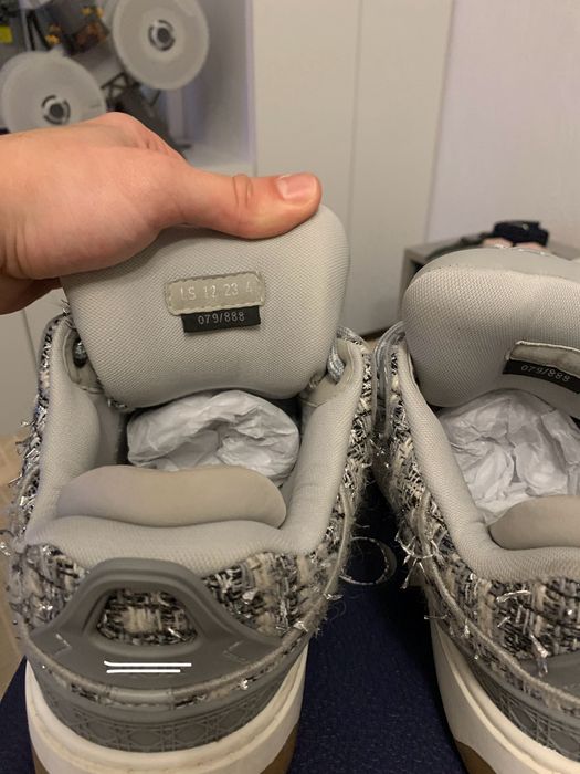 Dior B9s silver skate