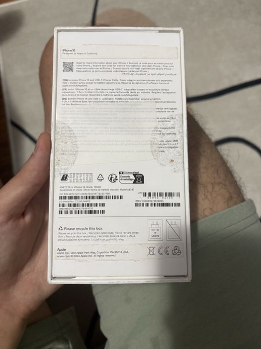 Iphone 16 128GB sanatate 90%