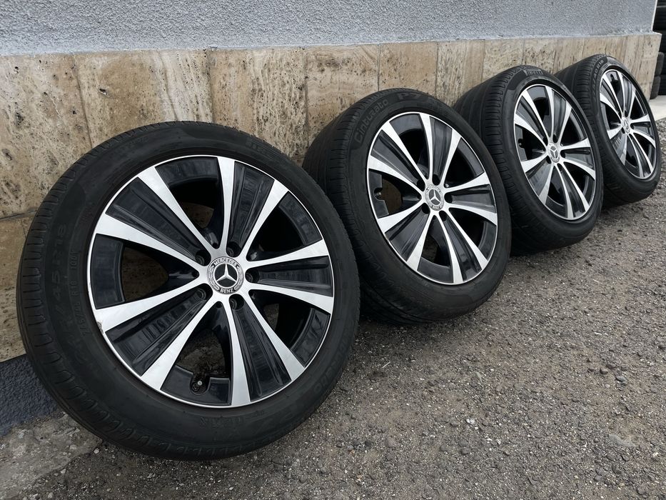 Jante Roți 18 Mercedes E V Class W213 Anvelope vara 245 45 R18 / 275 40 R18