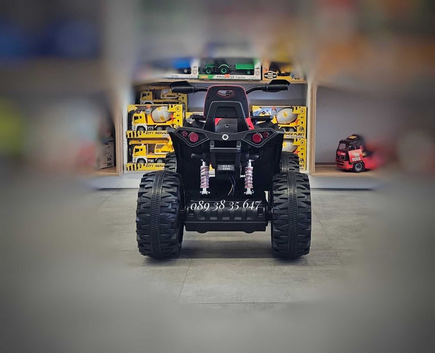 ТОП ЦЕНА! НОВО! Детско акумулаторно ATV Majestic RED с 12V батерия,USB