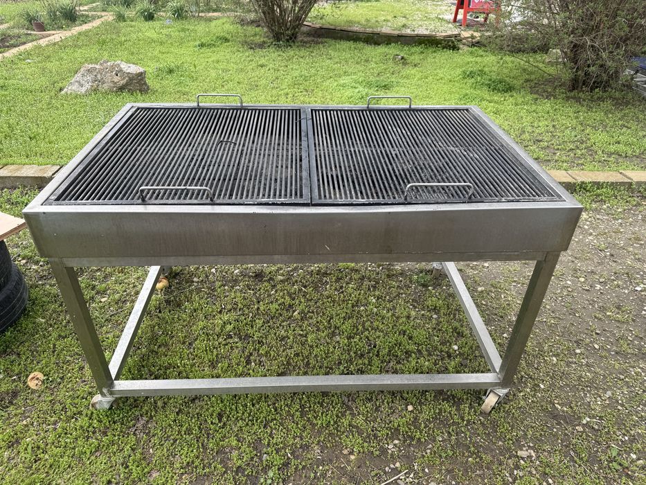 Mobilier de bucătărie din oțel inoxidabil & grătar mare Full Inox