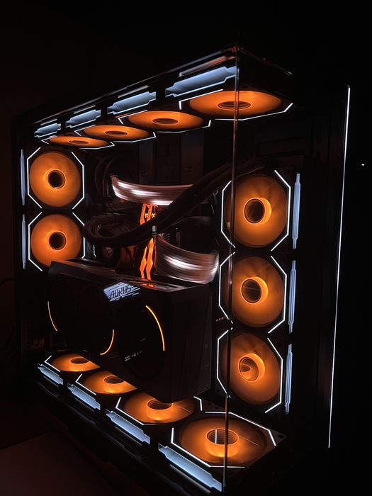 VAND/SCHIMB PC+Monitor 7800x3d 2TB SSD 32GB DDR5 6400 CL30 RTX 4090 4k 240HZ