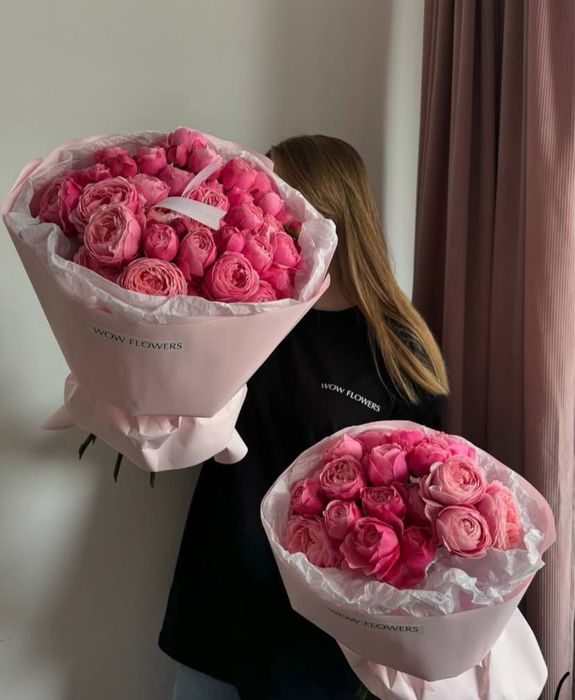 Пионы,розы,тюльпаны,букеты цветов