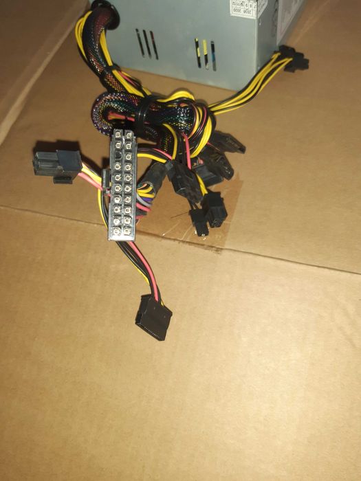 500w 24 пина Захранване за Настолен Компютър  Ewent PSU-500W