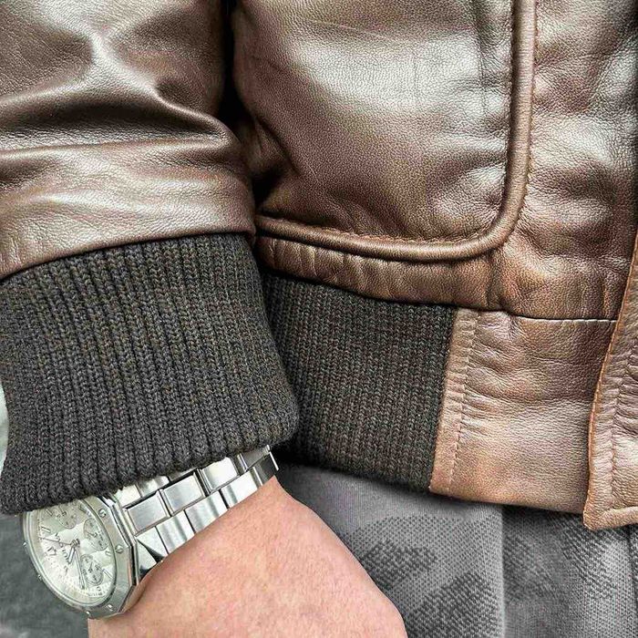 Ежедневно кожено мото яке Класк Brown Motomall