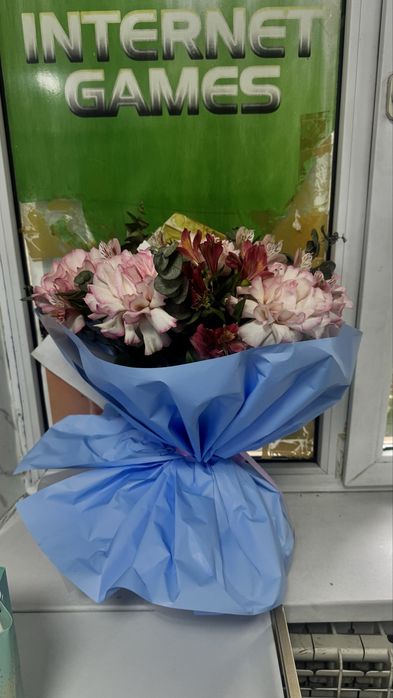 Цветы букет срочно саяхат