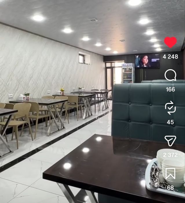 Kafe restaran uchun mebel