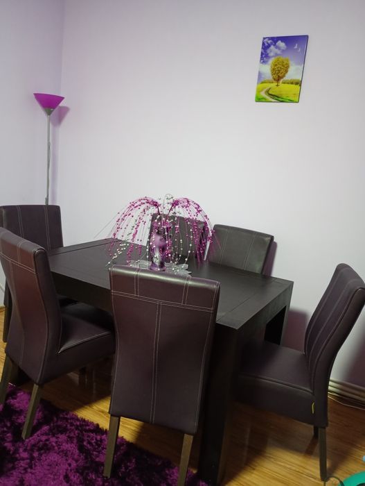 Set masa+scaune naturlich