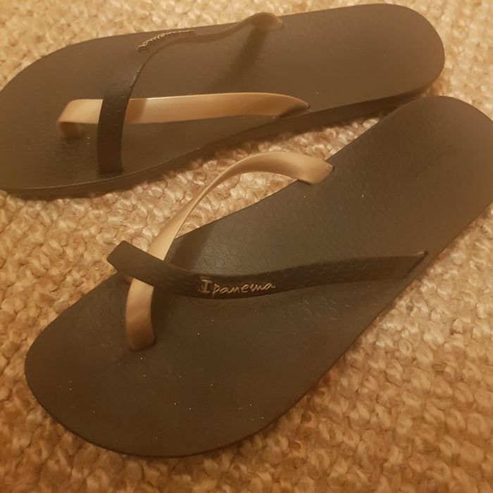 Нови дамски  джапанки черни от Бразилия марка: "Ipanema"