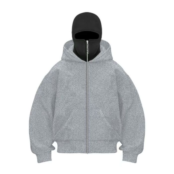 Зип-худи Oversize с маской-балаклавой (Full-Zip)