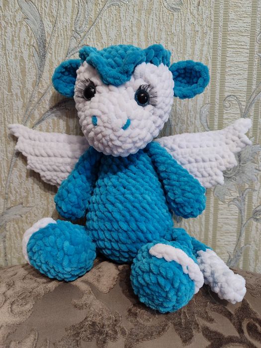 Дракончик вязанный