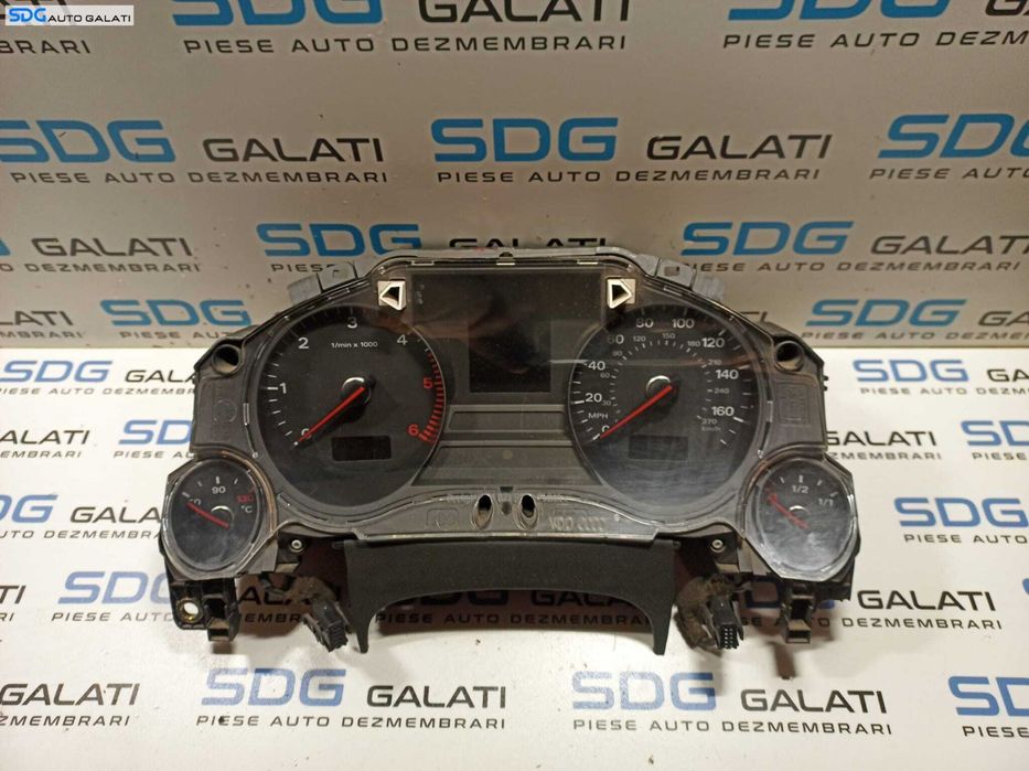 Ceas Ceasuri Cluster Instrumente Bord Audi A8 D3 Diesel 2003 - 2010 Cod 4E0920950P [L0531] [L0534]