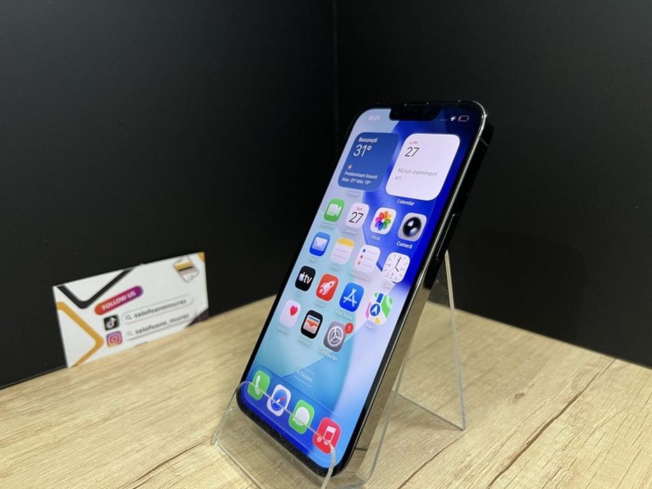 iPhone 13 Pro 128Gb Graphite Second-Hand 3 ani garanție, Telefoane Mur