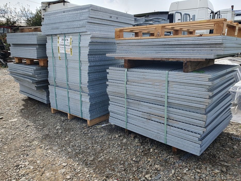 Gratare metalice galvanizate zincate noi 3-4-5cm grosime