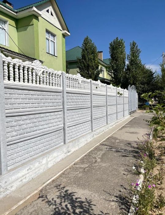 Евро заборы, Бетонные заборы