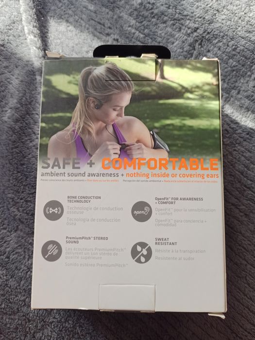 Vând căști AfterShokz Sportz M3 cu microfon - osteofonice